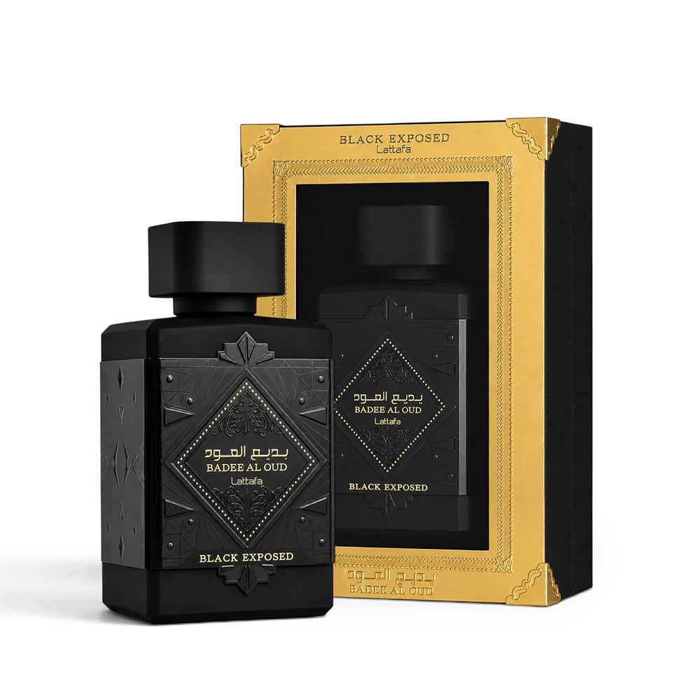 Badee Al Oud Black Exposed 100ml EDP by Lattafa