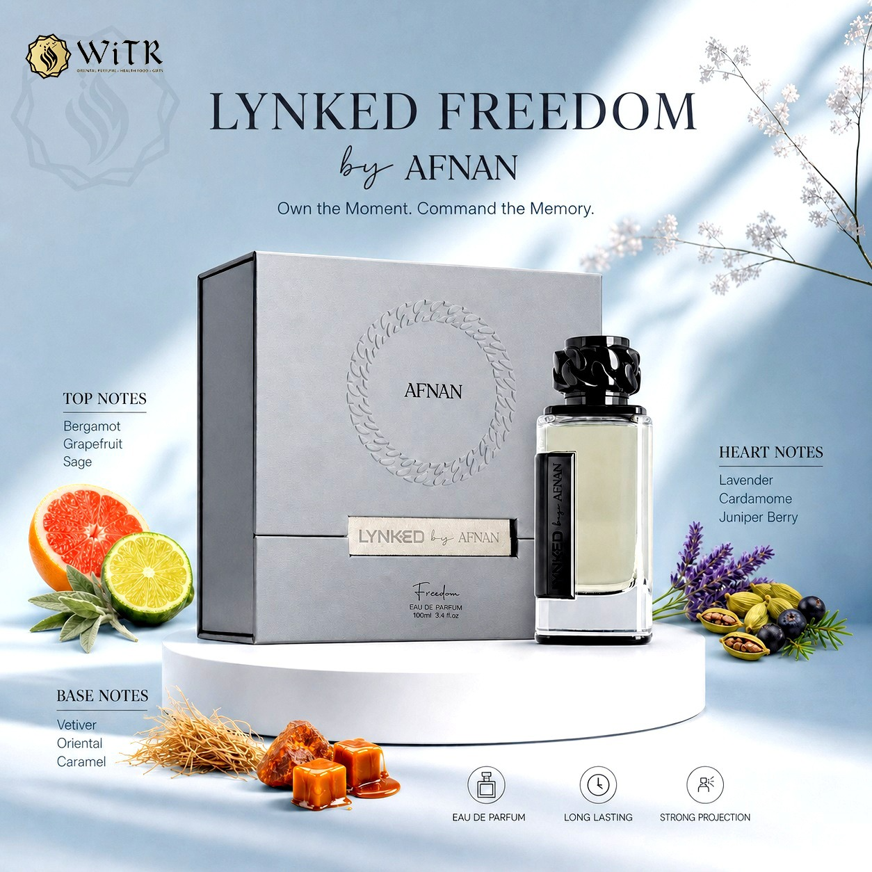 Lynked Freedom 100ml EDP By Afnan