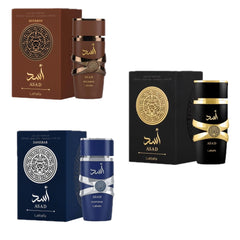 Asad EDP Bundle by Lattafa with free 200ml Body Spray