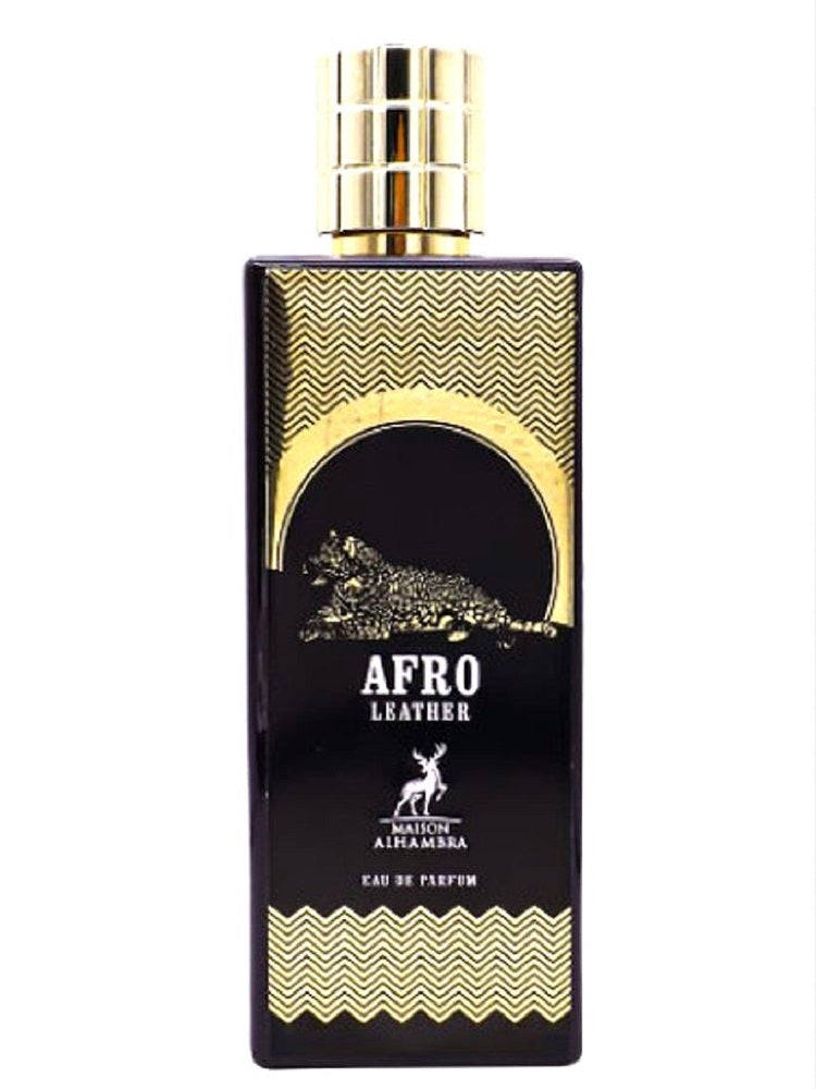 Afro Leather Bottle